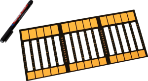 MA Lighting Write-On Magnetic Label Plate for grandMA2 15-Fader Section