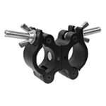 Black Anodized With Steel Wingnut