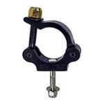 Black with 3/8" x 2" Long Hex Head Bolt with Nylock Nut
