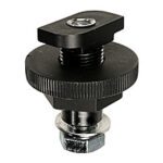Black Low Profile Uni Bolt 1 5/8" x 13/16"