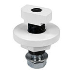 White Powder Coat Uni-Bolt