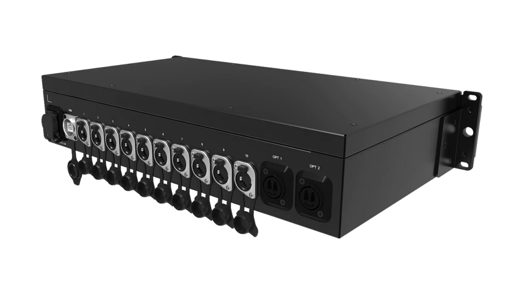 Novastar CVT10 PRO Fiber Converter 10x Gigabit Ethernet Ports 8x Ethernet ports