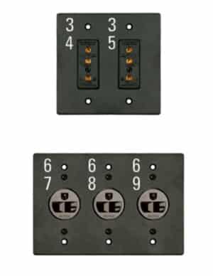ETC Wallplate Networking Plug-in Stations