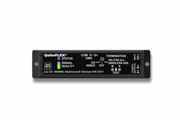 City Theatrical QolorFLEX® 2x2.5A 900MHz Multiverse® Dimmer - Image 3