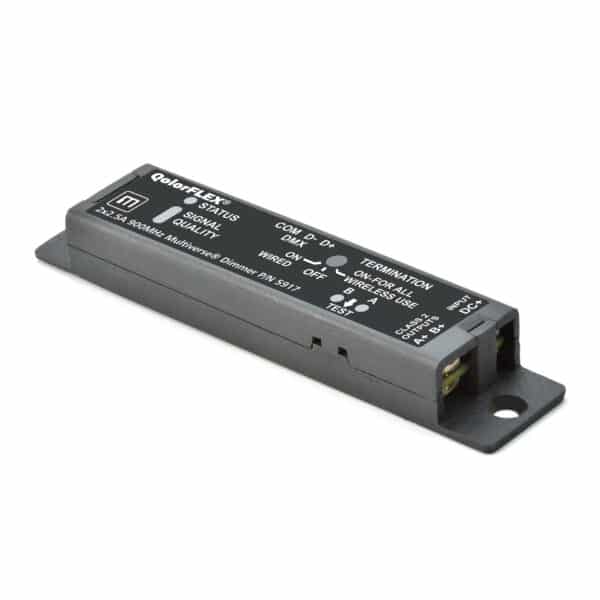 City Theatrical QolorFLEX® 2x2.5A 900MHz Multiverse® Dimmer