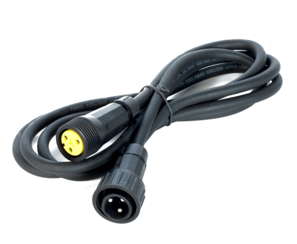 Elation SIXPAR/2MPLC IP65 Male to Female Power Extension Cable (2m) - Clearance