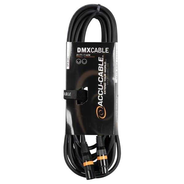 AccuCable AC5PDMX25 5-Pin DMX Cable (25') - Clearance