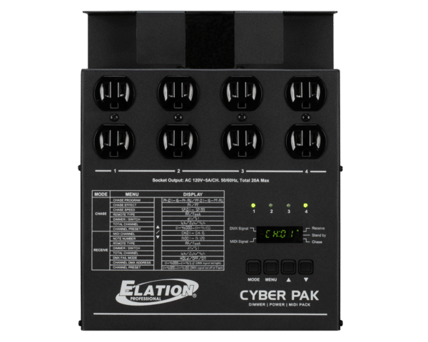 Elation Cyber Pak 4-Channel Dimmer Pack