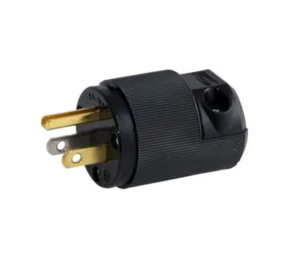 Hubbell HBL5266EBK Straight Blade Male Plug - Clearance