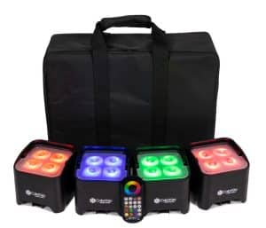 ColorKey MobilePar Mini HEX 4 MKII 4-Pack with Carrying Case