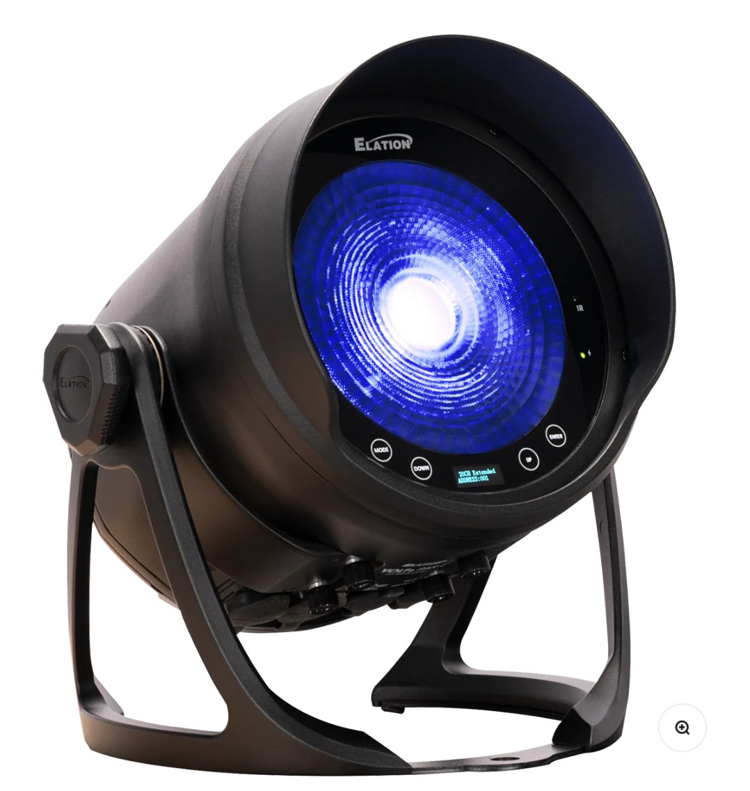 Elation VOLT+ Par L Battery Powered LED Par - 6 Pack with Charging Case