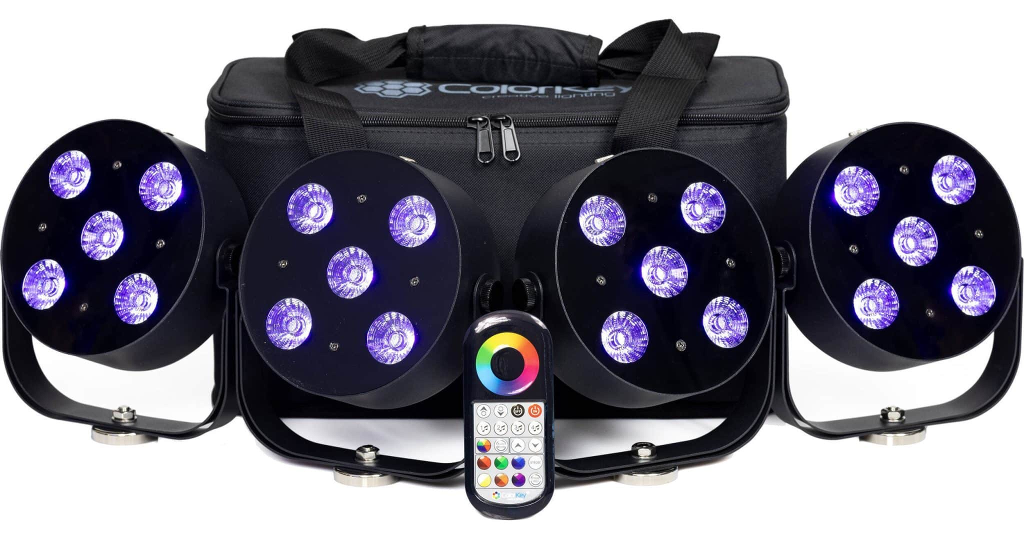 ColorKey MobilePar HEX 5 4-Pack Bundle with Carrying Case
